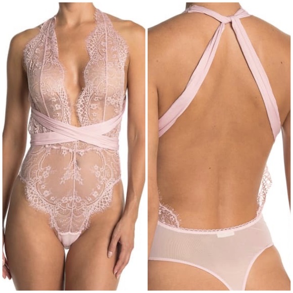 Free People Showoff Lace Bodysuit Ballet Combo S - Picture 14 of 14